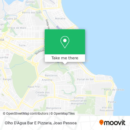 Olho D'Agua Bar E Pizzaria map