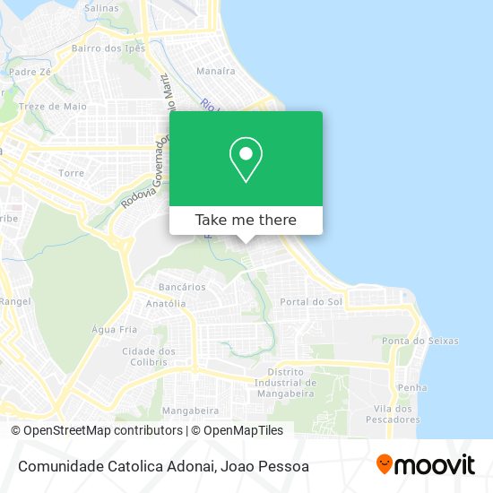 Comunidade Catolica Adonai map