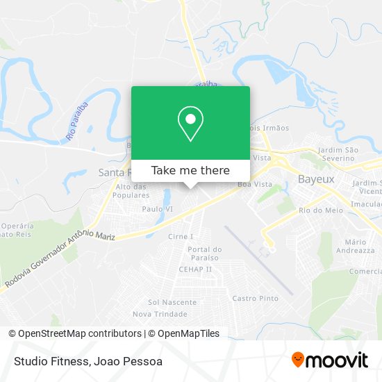 Studio Fitness map