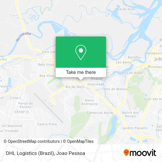 DHL Logistics (Brazil) map