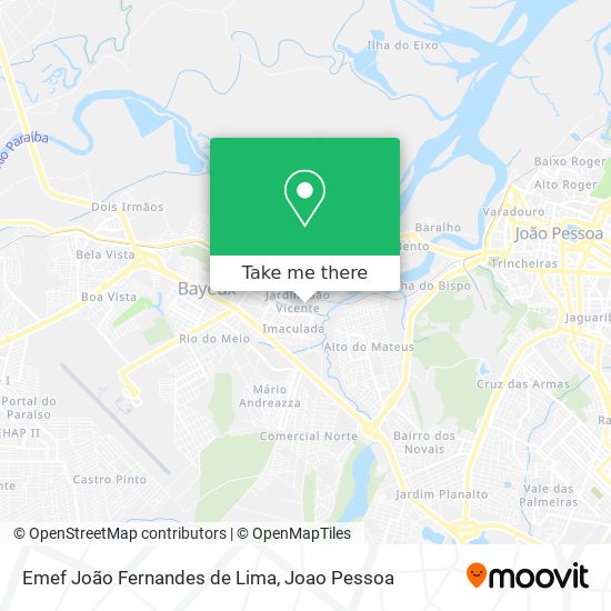 Emef João Fernandes de Lima map