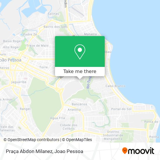 Praça Abdon Milanez map