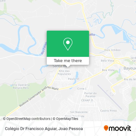 Colégio Dr Francisco Aguiar map