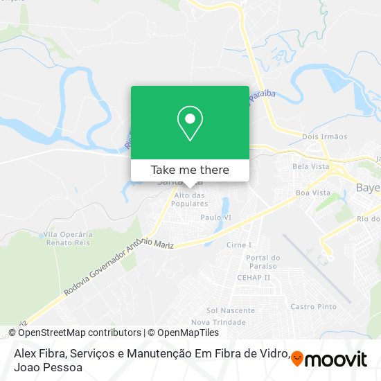 Alex Fibra, Serviços e Manutenção Em Fibra de Vidro map