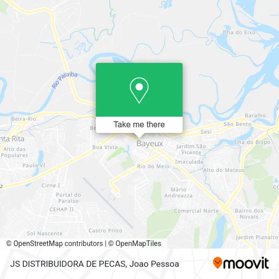 JS DISTRIBUIDORA DE PECAS map