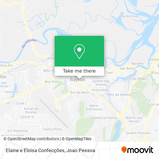 Mapa Elaine e Eloisa Confecções