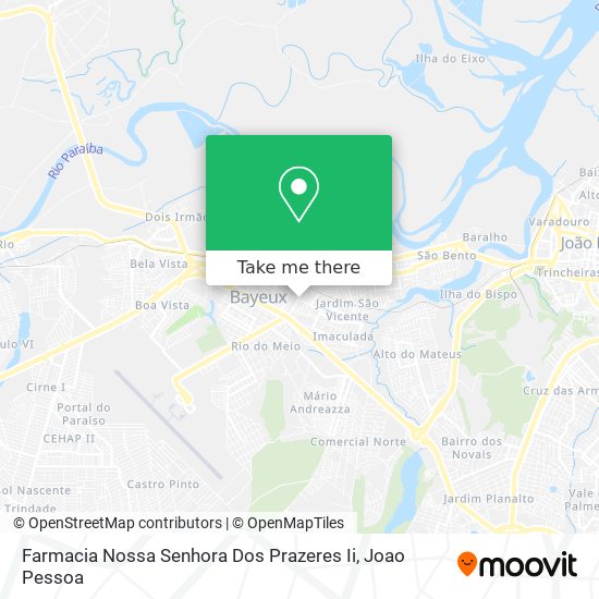 Mapa Farmacia Nossa Senhora Dos Prazeres Ii