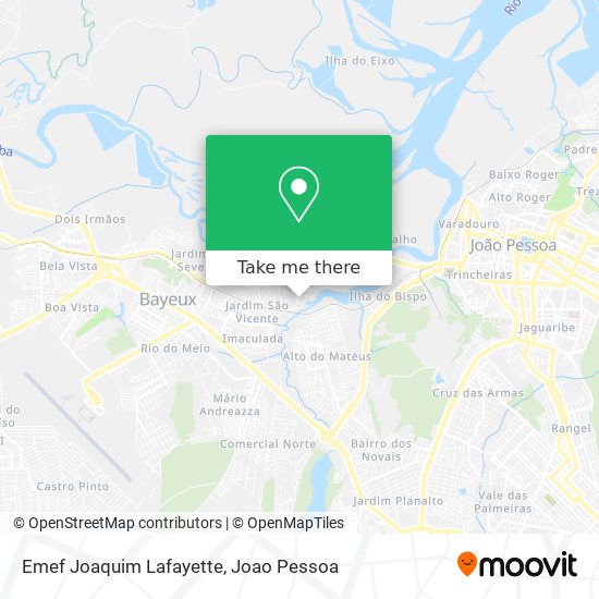 Emef Joaquim Lafayette map