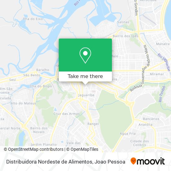 Distribuidora Nordeste de Alimentos map