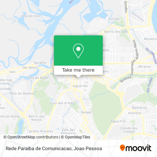 Rede Paraiba de Comunicacao map