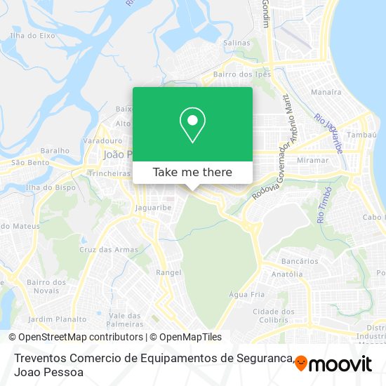 Treventos Comercio de Equipamentos de Seguranca map