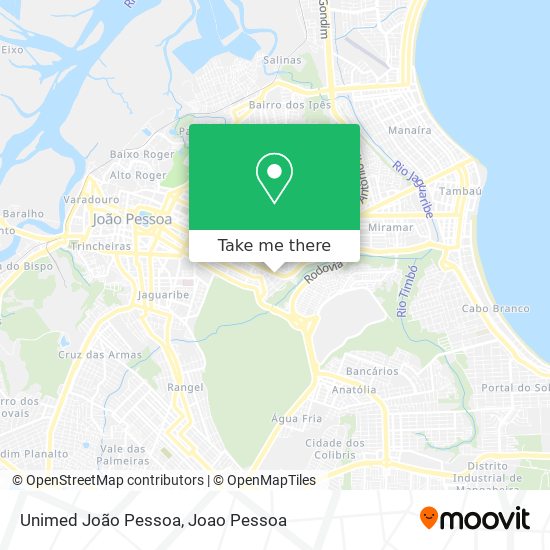 Unimed João Pessoa map