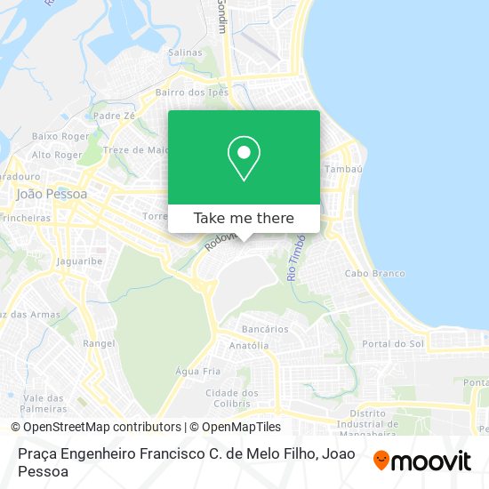 Praça Engenheiro Francisco C. de Melo Filho map