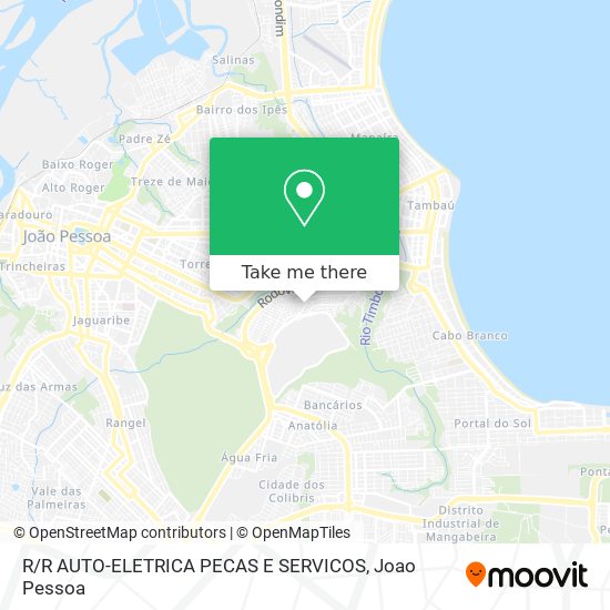R / R AUTO-ELETRICA PECAS E SERVICOS map