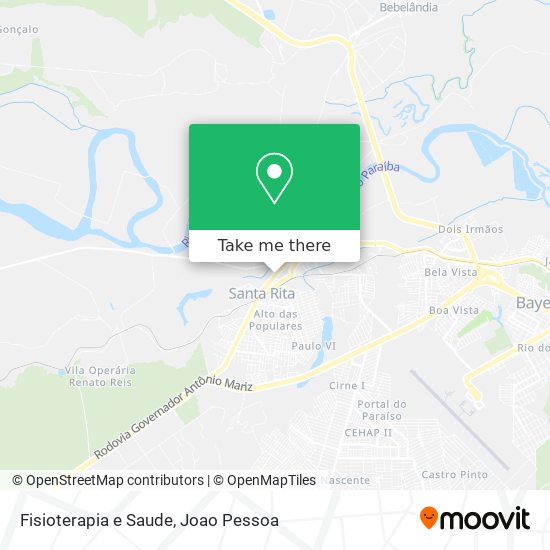Fisioterapia e Saude map