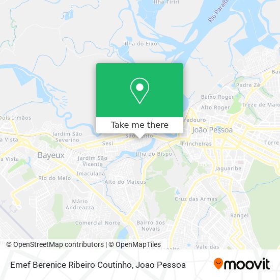 Emef Berenice Ribeiro Coutinho map