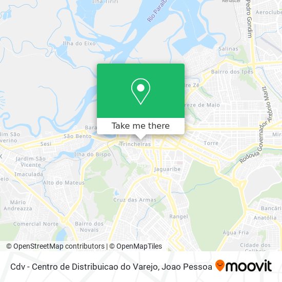 Cdv - Centro de Distribuicao do Varejo map