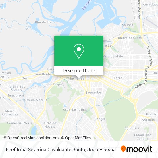 Eeef Irmã Severina Cavalcante Souto map