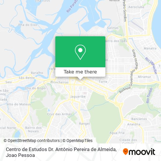 Centro de Estudos Dr. Antônio Pereira de Almeida map