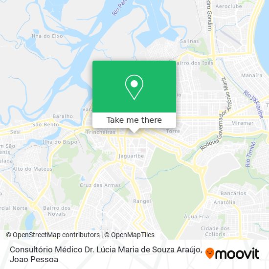 Consultório Médico Dr. Lúcia Maria de Souza Araújo map
