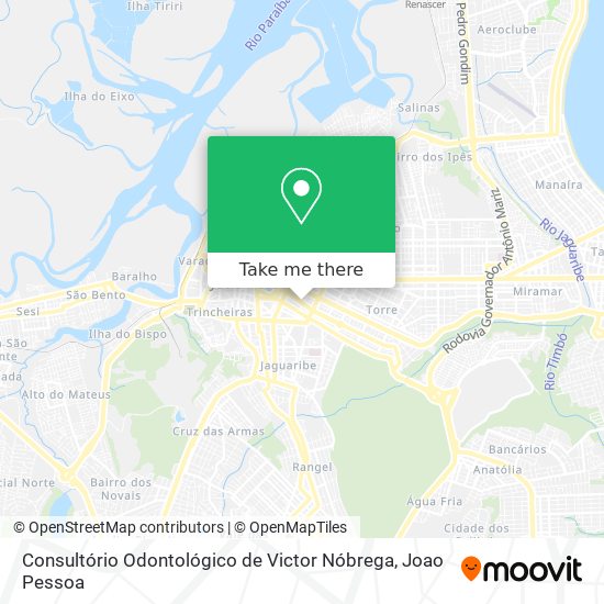 Consultório Odontológico de Victor Nóbrega map