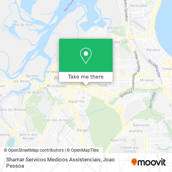 Shamar Servicos Medicos Assistenciais map