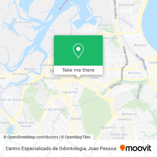 Centro Especializado de Odontologia map