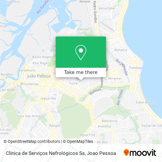 Clínica de Serviços Nefrológicos Ss map