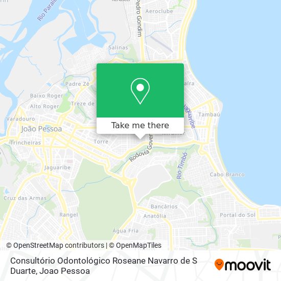 Consultório Odontológico Roseane Navarro de S Duarte map