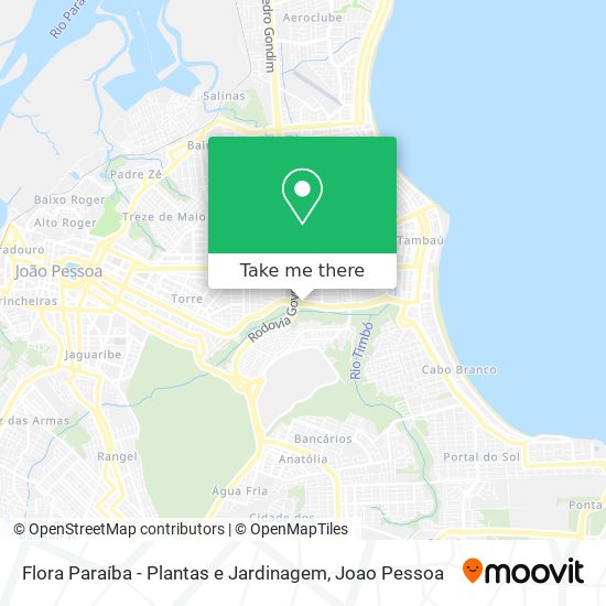 Flora Paraíba - Plantas e Jardinagem map