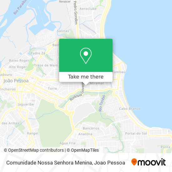 Comunidade Nossa Senhora Menina map