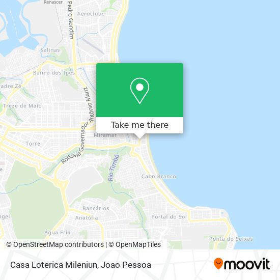 Casa Loterica Mileniun map