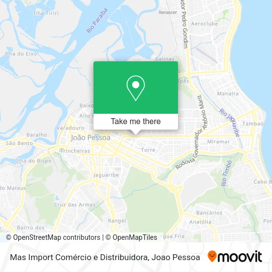 Mas Import Comércio e Distribuidora map