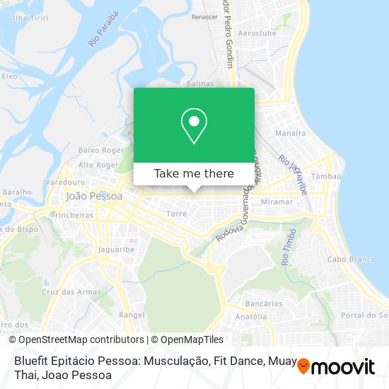 Bluefit Epitácio Pessoa: Musculação, Fit Dance, Muay Thai map