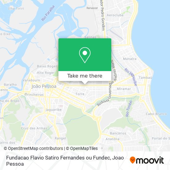 Fundacao Flavio Satiro Fernandes ou Fundec map