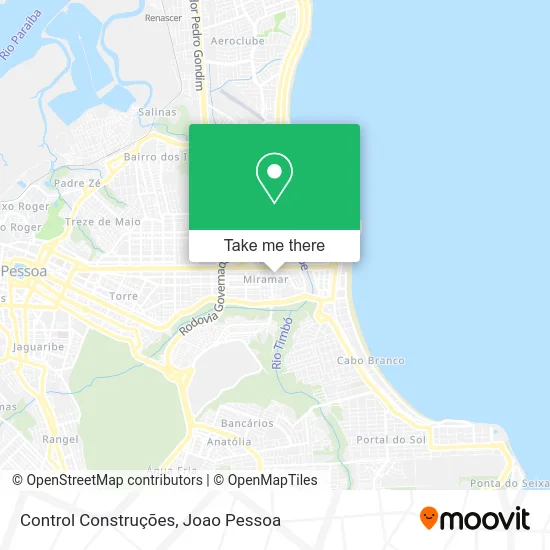 Control Construções map