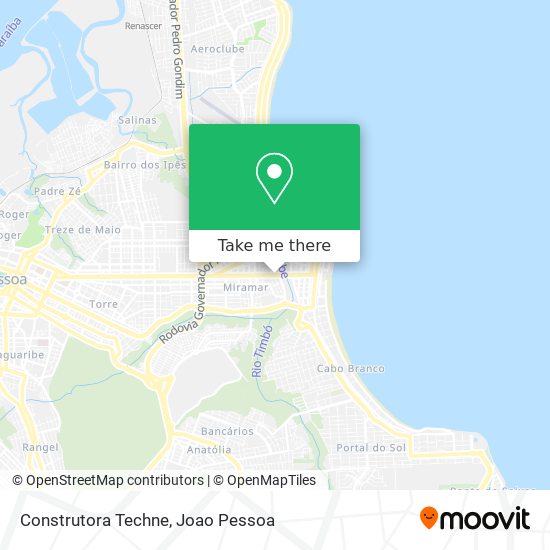 Construtora Techne map
