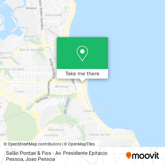 Salão Pontas & Fios - Av. Presidente Epitacio Pessoa map