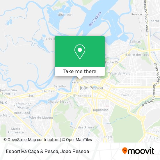 Esportiva Caça & Pesca map