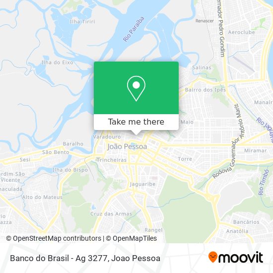 Mapa Banco do Brasil - Ag 3277