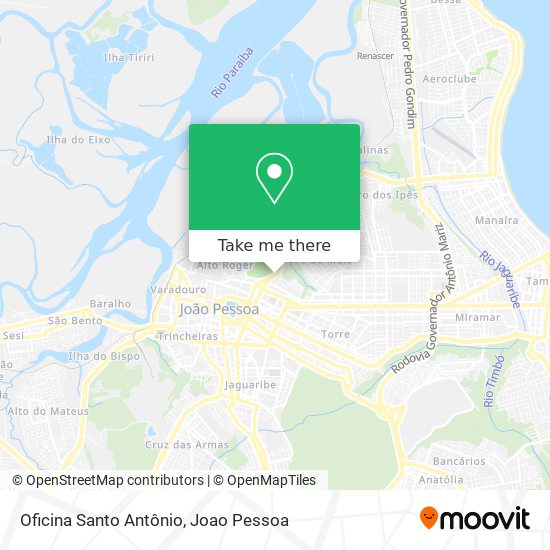 Oficina Santo Antônio map