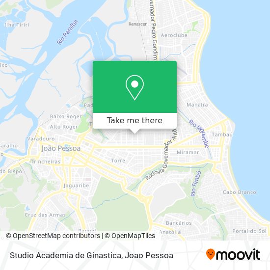 Studio Academia de Ginastica map