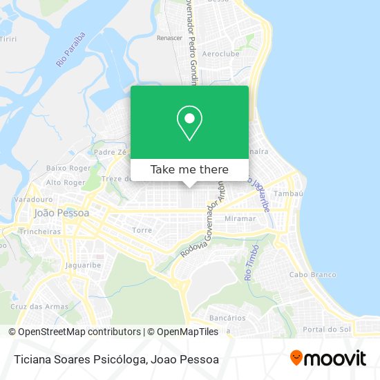 Ticiana Soares Psicóloga map