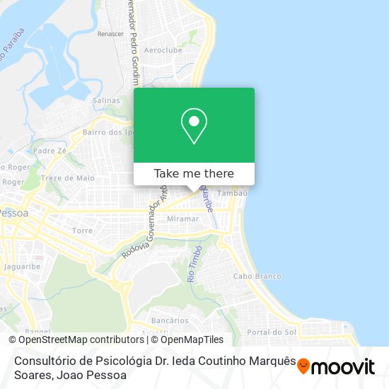 Consultório de Psicológia Dr. Ieda Coutinho Marquês Soares map