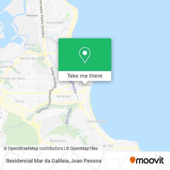 Residencial Mar da Galileia map
