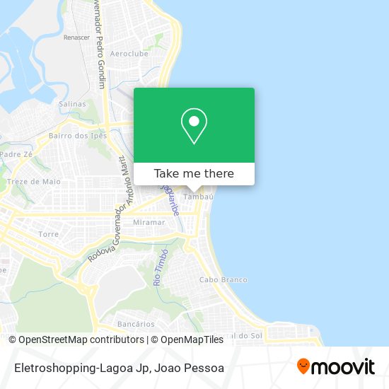 Eletroshopping-Lagoa Jp map
