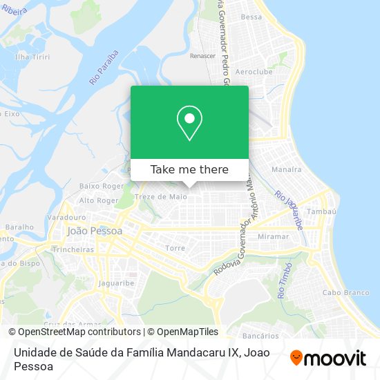 Unidade de Saúde da Família Mandacaru IX map