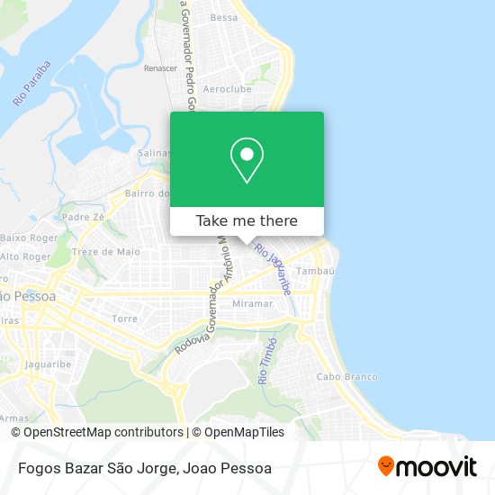 Fogos Bazar São Jorge map