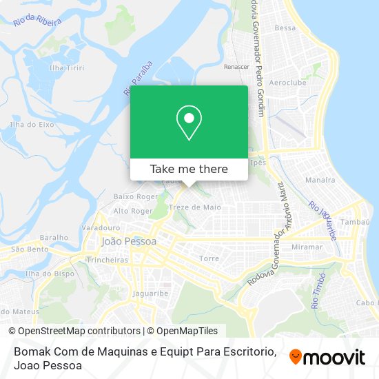 Bomak Com de Maquinas e Equipt Para Escritorio map