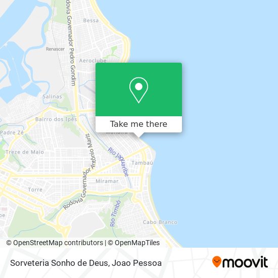 Sorveteria Sonho de Deus map